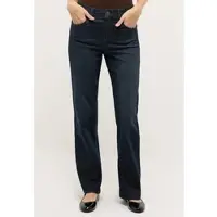 ANGELS Straight-Jeans "Lara", Herren, Gr. 40, Länge 32, rinse night blau used, Denim/Jeans, Obermaterial: 89% Baumwolle, 8% Polyester, 3% Elasthan, Jeans Straight-Jeans, Wide Leg
