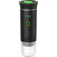 Technaxx Espresso To Go Lifenaxx LX-060, 72W, 7500 mAh, USB-C, Kannen-/Wasserkapazität 120ml/60ml, Schwarz
