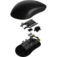 Endgame Gear XM2w 4k v2, rechts, Optisch, RF Wireless + USB Type-A, 30000 DPI, Schwarz