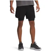 Under Armour UA Vanish Elite 2in1 Shorts für Herren – Schwarz MD