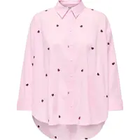 ONLY Hemdbluse "ONLNEW LINA GRACE LS EMB SHIRT NOOS WVN"