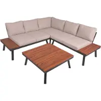 Garden Pleasure Lounge-Gruppe THERESA, 4tlg.