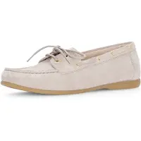 Gabor Dreamvelour silk sportlicher Schnürer Beige