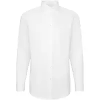 Seidensticker Smokinghemd , Herren, Gr. XL (44), normale Ärmellängen, weiß, 100% Baumwolle, unifarben, regular fit, Doppelmanschette, Hemden Smokinghemd, Gala Uni