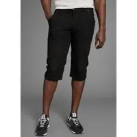 Arizona Bermudas "Tom", Herren, Gr. 58, N-Gr, schwarz (schwarz schwarz), Denim/Jeans, Obermaterial: 100% Baumwolle, overdyed, Basic, normal kniebedeckend, Hosen Bermudas, Topseller