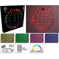 Christmas Decoration Dekorative hängende Kugel 168 LED RGB 40cm