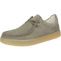 Sioux Schnürschuh "Tedrino-701", Herren, Gr. 40 (UK 6 1/2), grün, Obermaterial: 100% Kalbsveloursleder CAVL. 100% Gummi rubber., Schuhe Schnürschuh