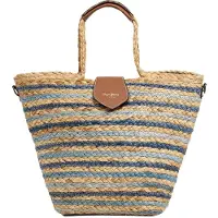 Pepe Jeans für Damen. PL0300140 Nova Jean Tasche blau (OSFA), Beige, Lässig, Jute
