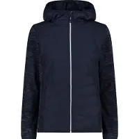 CMP Damen Fleecejacke Woman Jacket Hybrid Fix Hood 33H1876-N950 36 - Black Blue - 36
