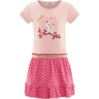 Happy girls Sommerkleid "Mädchenkleid", Mädchen, Gr. 140, EURO-Größen, Stoff, powder pink, Stoff, 100% Baumwolle, normal, Kleider Sommerkleid