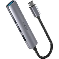 UNITEK H1208B USB-C / 3x USB-A 2.0, USB-A 3.0 Hub