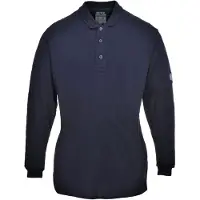 Portwest Damen Polo Ml Modaflame Fr - Größe XXL - Marine -