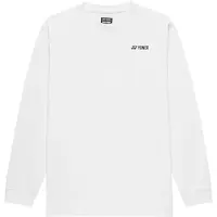 Yonex Langarmshirt Practice (100% Baumwolle) 2026 weiss Herren
