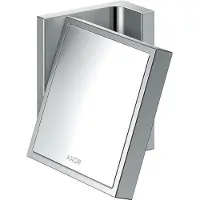 Hansgrohe AXOR UNIVERSAL Rectangular Rasierspiegel, Vergrößerung 1,7-fach, neigbar, Rahmen Metall, 42649000, Farbe: Chrom