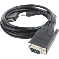 Gembird A-HDMI-VGA-03-6, 1,8 m, HDMI Typ A (Standard), VGA (D-Sub) + 3.5mm, Männlich, Männlich, 1920 x 1080 Pixel