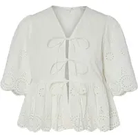 Y.A.S Cornelia 2/4 Tie Top Kurzarm-bluse