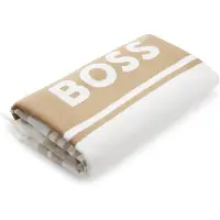 BOSS Handtuch , beige (medium beige 260), B:70cm L:140cm, Jacquard, Baumwolle, Handtücher, Handtuch