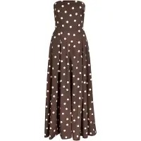 Apricot Jumpsuit Damen Baumwolle braun gepunktet, 42 835811-0001-00420