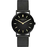 Liebeskind berlin Quarzuhr "Pure Elegance", schwarz (schwarz, schwarz), Armbanduhren, Damen, schwarz, Quarzuhr, Armbanduhr, Damenuhr, Edelstahlarmband, analog