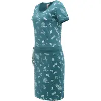 Ragwear Sommerkleid "Minikleid Baomi Summer YOUMODO", Damen, Gr. XL, N-Gr, blau (ocean grün), Obermaterial: 100% Baumwolle CO., Kleider Sommerkleid