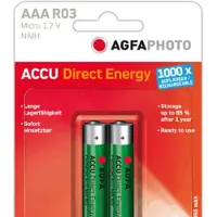 Agfa Direct Energy, AAA, Nickel-Metallhydrid (NiMH), 1,2 V, 950 mAh, Grün
