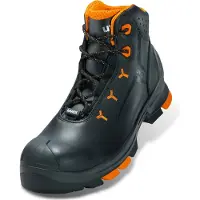 Uvex S3 Stiefel 6503 schwarz/orange PUR, Größe:52, Weite:12