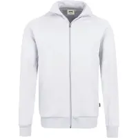Hakro Sweatjacke Premium #606 Gr. S weiß