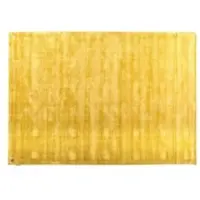 Tom Tailor Teppich HOME "Shine uni" Gr. 4, gold (goldfarben), B:160cm H:8mm L:230cm, Viskose, Teppiche, Teppich, Handwebteppich, 100% Viskose, handgewebt, mit elegantem Schimmer