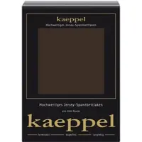 Kaeppel Spannbettlaken "Single Jersey Mako Elasthan", braun (mahagoni), L:200cm, Jersey-Elasthan, Obermaterial: 97% Baumwolle, 3% Elasthan, Bettlaken, Spannbettlaken, aus 97% Baumwolle und 3% Elasthan