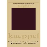 Kaeppel Spannbettlaken "Spannbettlaken Biber", rot (burgund), L:200cm, Biber, Obermaterial: 100% Baumwolle, Bettlaken, Spannbettlaken, 100% Baumwolle, kuschelig weich ideal für Winter