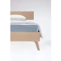 Fleuresse Spannbettlaken "Flauschjersey", blau (blau, bleu), B:120cm L:200cm, Jersey, Obermaterial: 100% Baumwolle, Bettlaken, Spannbettlaken, aus Baumwolle, Bettlaken, Spannbetttuch, Premium Qualität