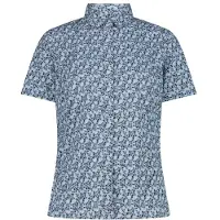 CMP - Women's Shortsleeve Shirt with Pattern - Bluse Gr 36 grau