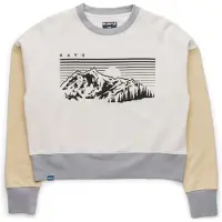 KAVU - Women's Crew Crop - Pullover Gr XS grau