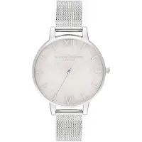 Olivia Burton OB16SP18 Damen-Armbanduhr, Edelstahl-Gehäuse, Metall-Armband