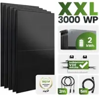 TEPTO Plug&Play PV-Anlage 3000W mit Avocado und FoxEss M1 800W mit 2,11 kWh Speicher F...