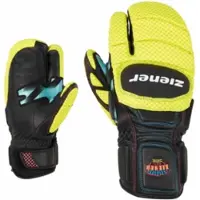 Ziener Fäustlinge Gator Z PR Lobster Herren Black / Toxic Yellow-10