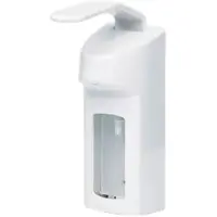Ecolab Dermados LF Wandspender, manuell, für 800 ml - Spenderflaschen, Material: Kunststoff, Material: Kunststoff