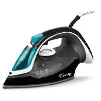 Polti PLEU0277, Trocken- & Dampfbügeleisen, Keramik-Bügelsohle, 1,9 m, 180 g/min, Schwarz, Blau, Grau, Weiß, 30 g/min