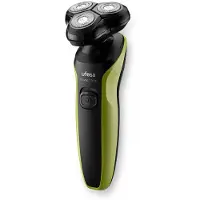 Ufesa Power Trim, Rotationstrasierer, Schwarz, Grün, Tasten, Ladend, Akku, Lithium