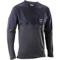 Leatt - MTB Trail 6.0 L/S Jersey Cargo - Radtrikot Gr S grau/blau