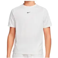 Nike - Kid's Dri-Fit Multi S/S Top LBR Heather - T-Shirt Gr M weiß