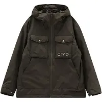 CMP - Jacket Fix Hood with Chest Pockets - Regenjacke Gr S schwarz