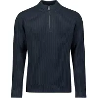No-excess Halfzip Pullover Rib Marine