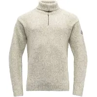 Devold of Norway Nansen Wool Zip Neck grey melange (770A-clothing) XS