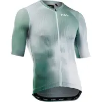 Northwave - Blade Jersey Short Sleeve - Radtrikot Gr 3XL grau/türkis