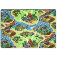 Primaflor-ideen In Textil Kinderteppich "DINO, Made in Belgium", rechteckig, 6,5 mm Höhe, Straßen-Spiel-Teppich, Motiv Dinosaurier, Kinderzimmer