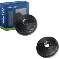 Alapure LongLife Kohlefilter passend für Zanussi 9029798783 / ECFBLL01 / 33004896 (2St.)
