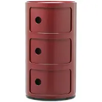 Kartell Componibili, Container 3-fächer, Bordeaux