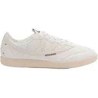 MoEa Damen Halbschuhe Schnürer aus der Serie Flow, Modell BAS01102, in Creme
