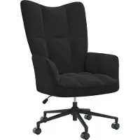 Syfax Relaxsessel Schwarz Samt
